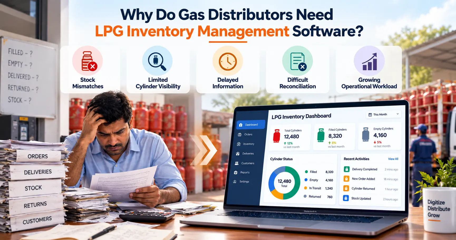 LPG inventory management software for gas distributors